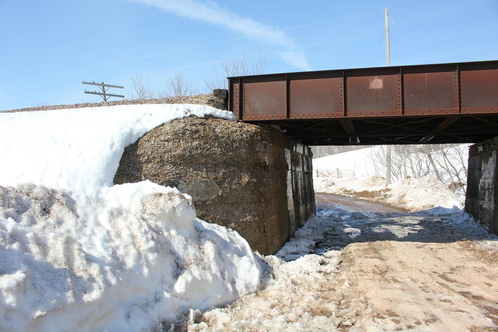 West abutment